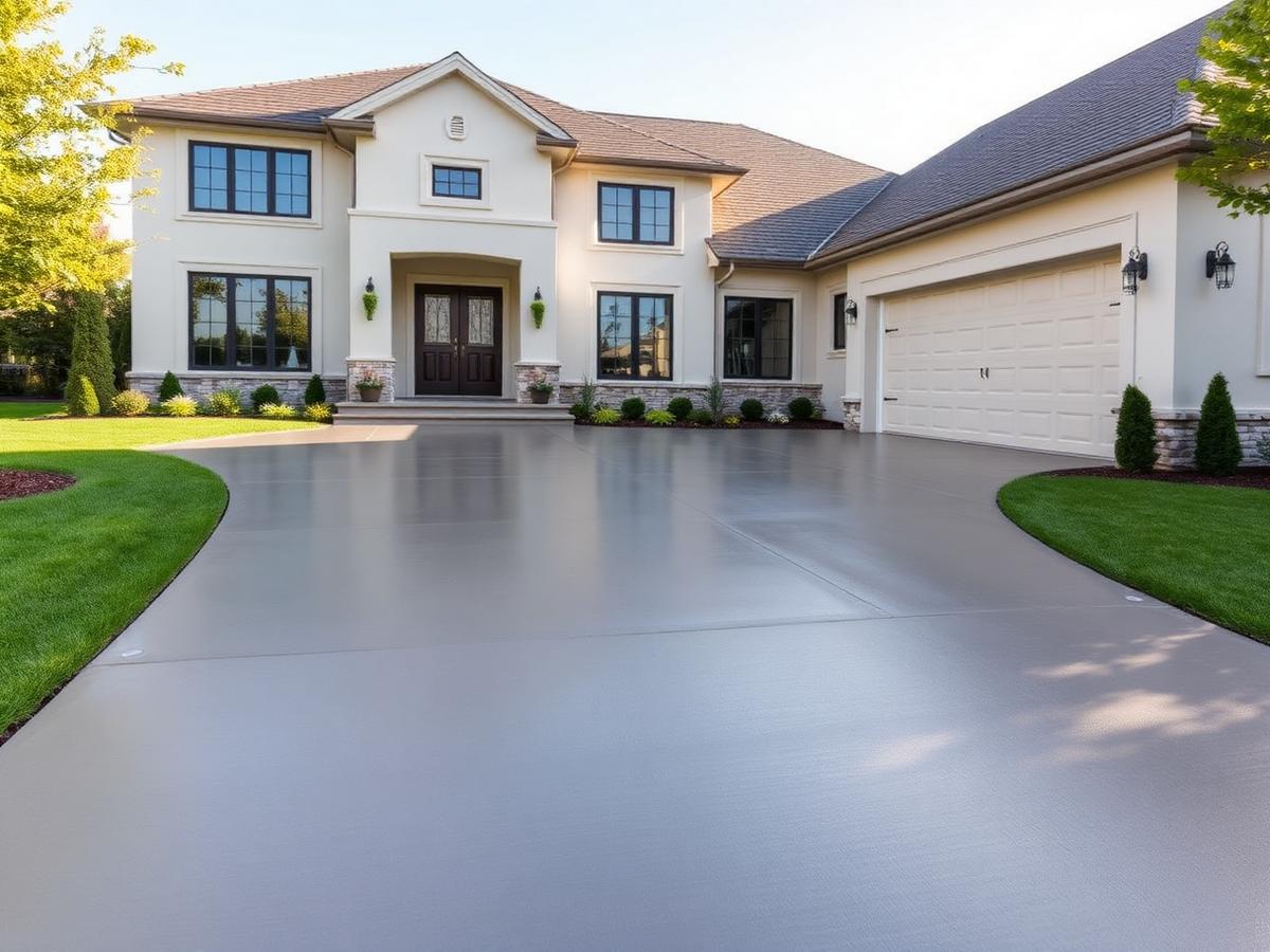 Residential Driveway — concrete project by Alto Concrete LLC