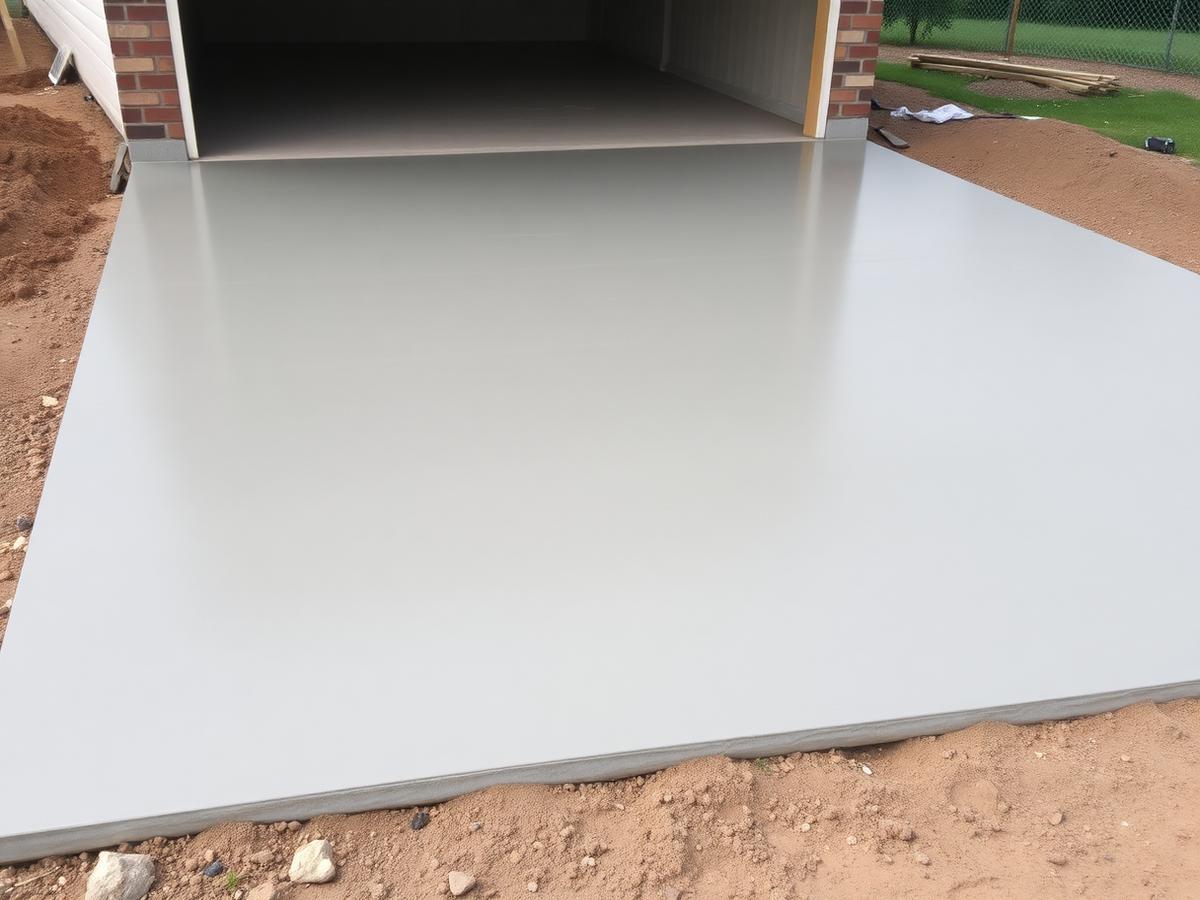 Garage Slab — concrete project by Alto Concrete LLC